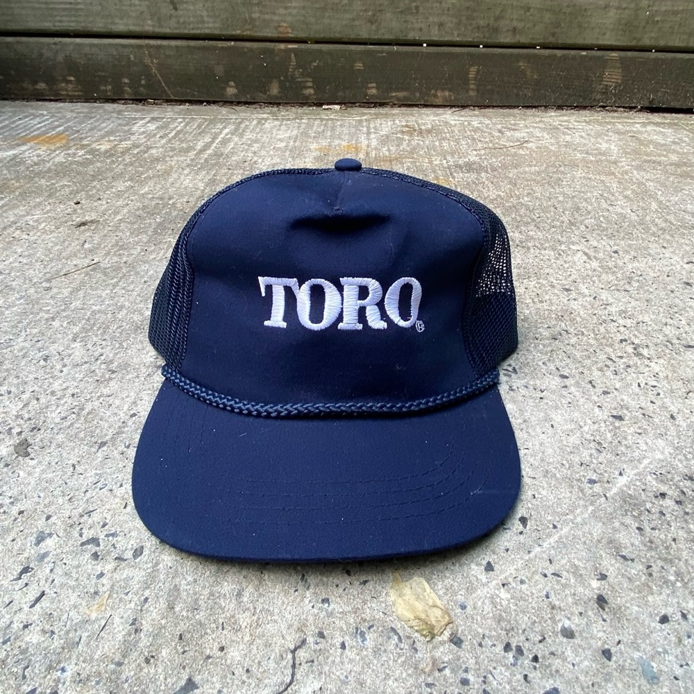 Vintage toro trucker snap back hat
